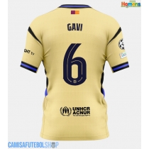 Camisa de time de futebol Barcelona Paez Gavi #6 Replicas 2º Equipamento 2025-26 Manga Curta